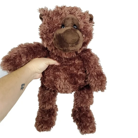 Vtg GUND plush Dark brown cuddle Bear - Picture 7 of 9